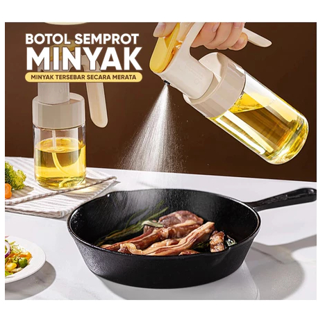 Botol Minyak Semprot / Botol Kecap Spray Minyak Estetik / Botol Kaca Spray