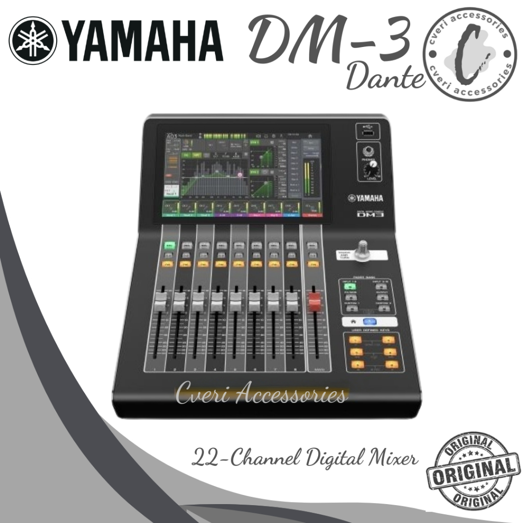 Yamaha Digital Mixer DM3D 22-channel Digital Mixer with Dante DM-3D Mixer Digital