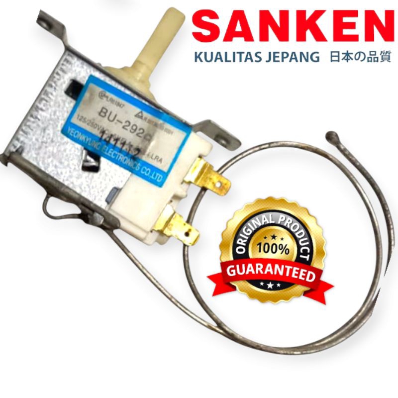 ORIGINAL THERMOSTAT TERMOSTAT KULKAS SANKEN 1PINTU  BU-292