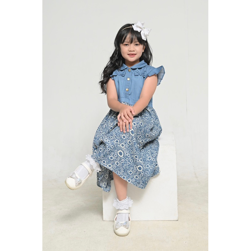 Denim Collection - Dress Denim Anak - Lila Denim Dress