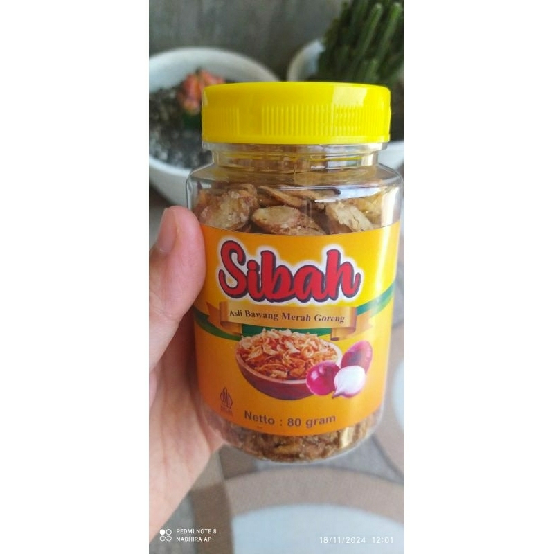 

bawang goreng sibah kemasan botol mini