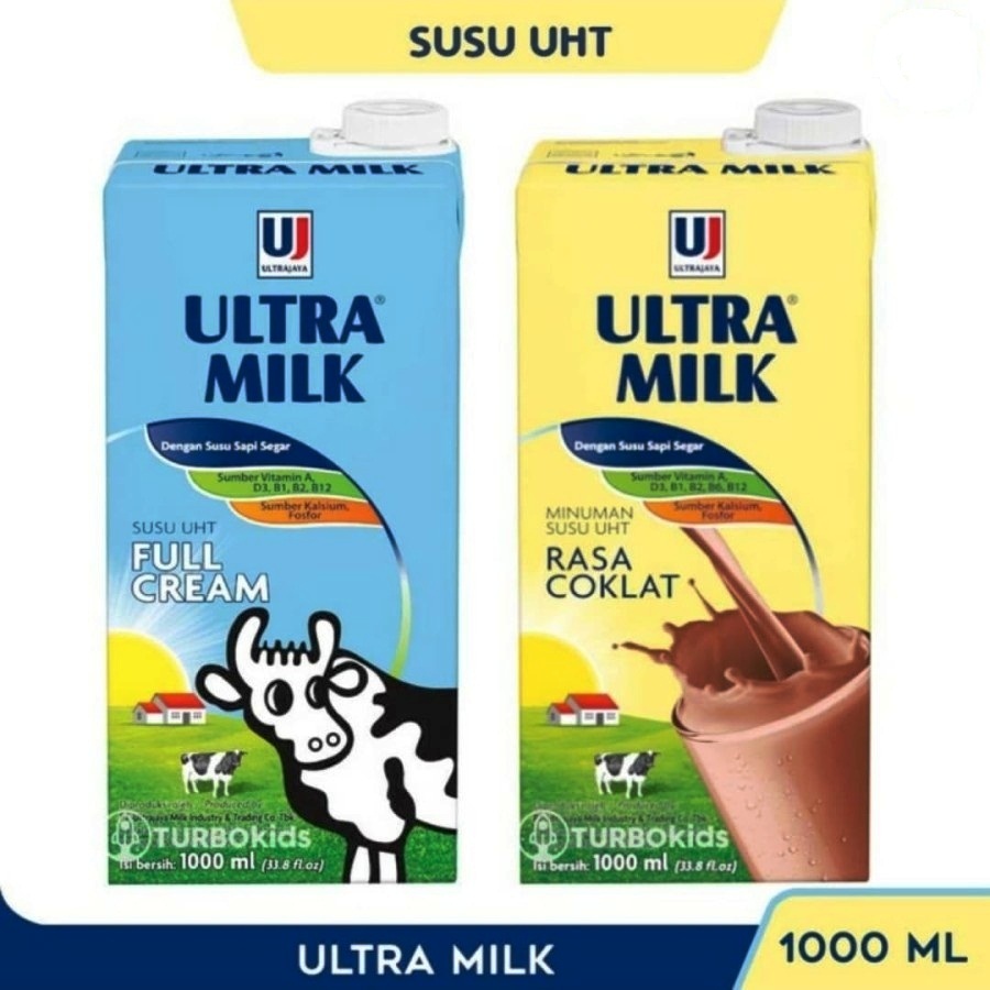 

Susu ULTRA UHT 1 liter Cokelat Full Cream