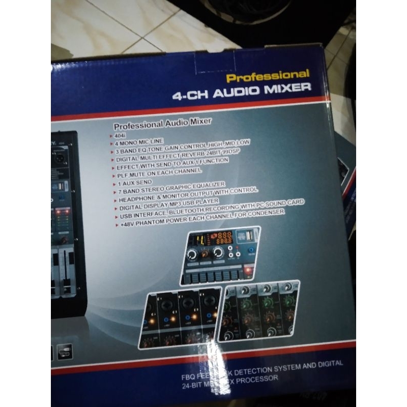 mixer ashley 404i 4 chanel