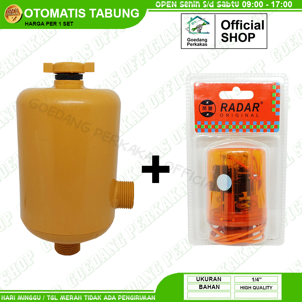 Otomatis Pompa Set Tabung Pompa Air Jet Pump Plastik / Tabung Pompa Penahan Air