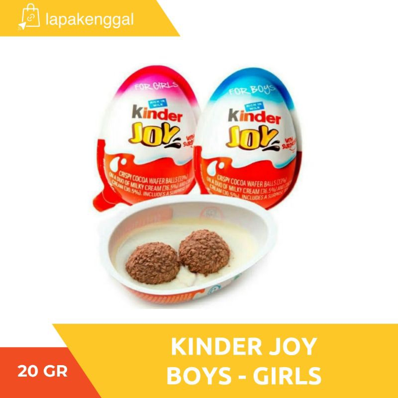 

Kinder Joy Boys - Girls 20 gr