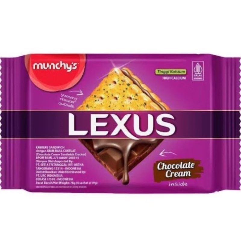 

Lexus Biskuit Cream Chocolate 76Gr