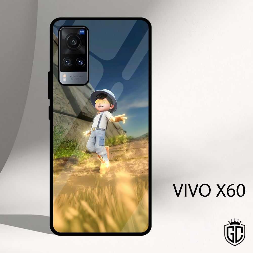 [KN16] Case Glossy Case  | VIVO X60 | CASE KEKINIAN LUCU | Casing Hp Kilau Motif BOBOIBOY