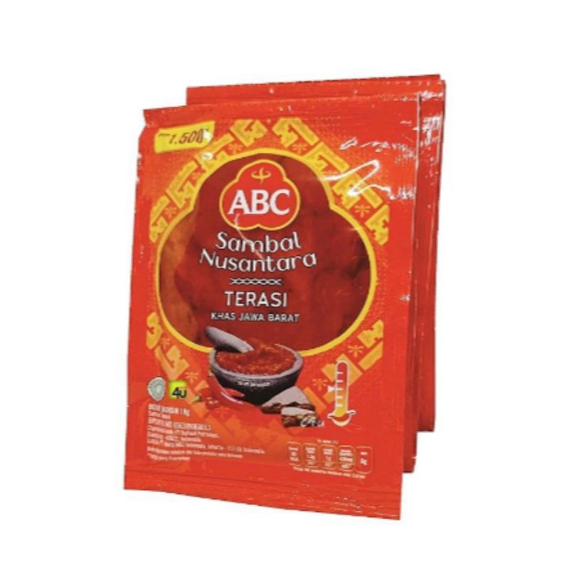 

Sambal Nusantara terasi abc 20gr