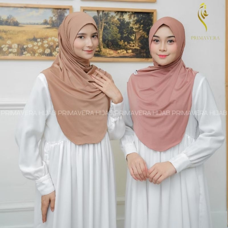 JISOO hijab instan non pet nutup dada syar'i jersey non pet