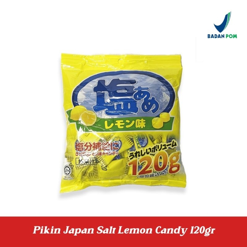 

Pikin Japan Salt Candy 120gr isi ±45 pcs Permen Rasa Asin Garam dan Lemon Import