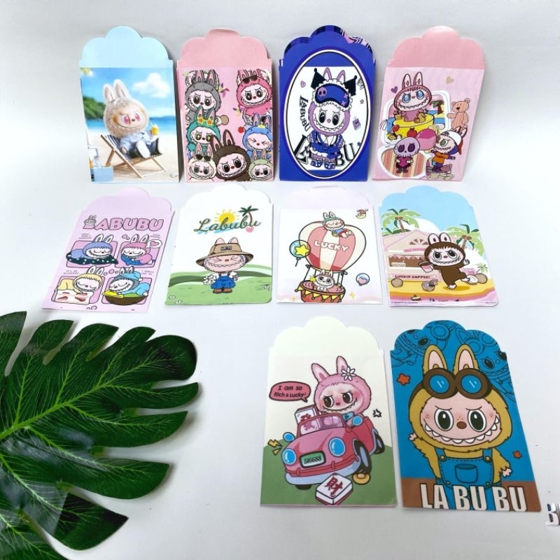 

(ISI 10 PCS) AMPLOP LEBARAN 2025 UKURAN MEDIUM, AMPLOP IDUL FITRI LABUBU SANRIO LOTSO