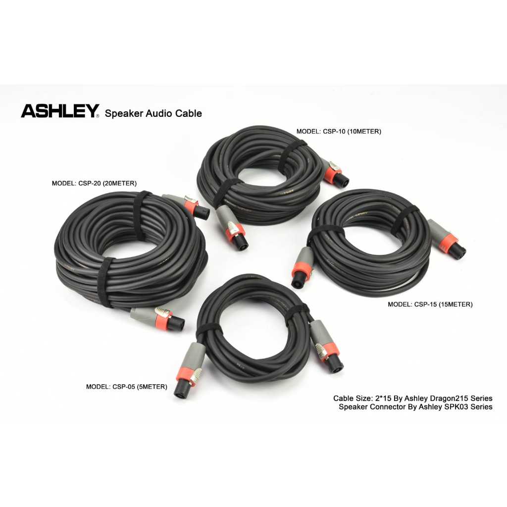 Kabel Speaker Ashley | Kabel Ashley Spikon to Spikon Original