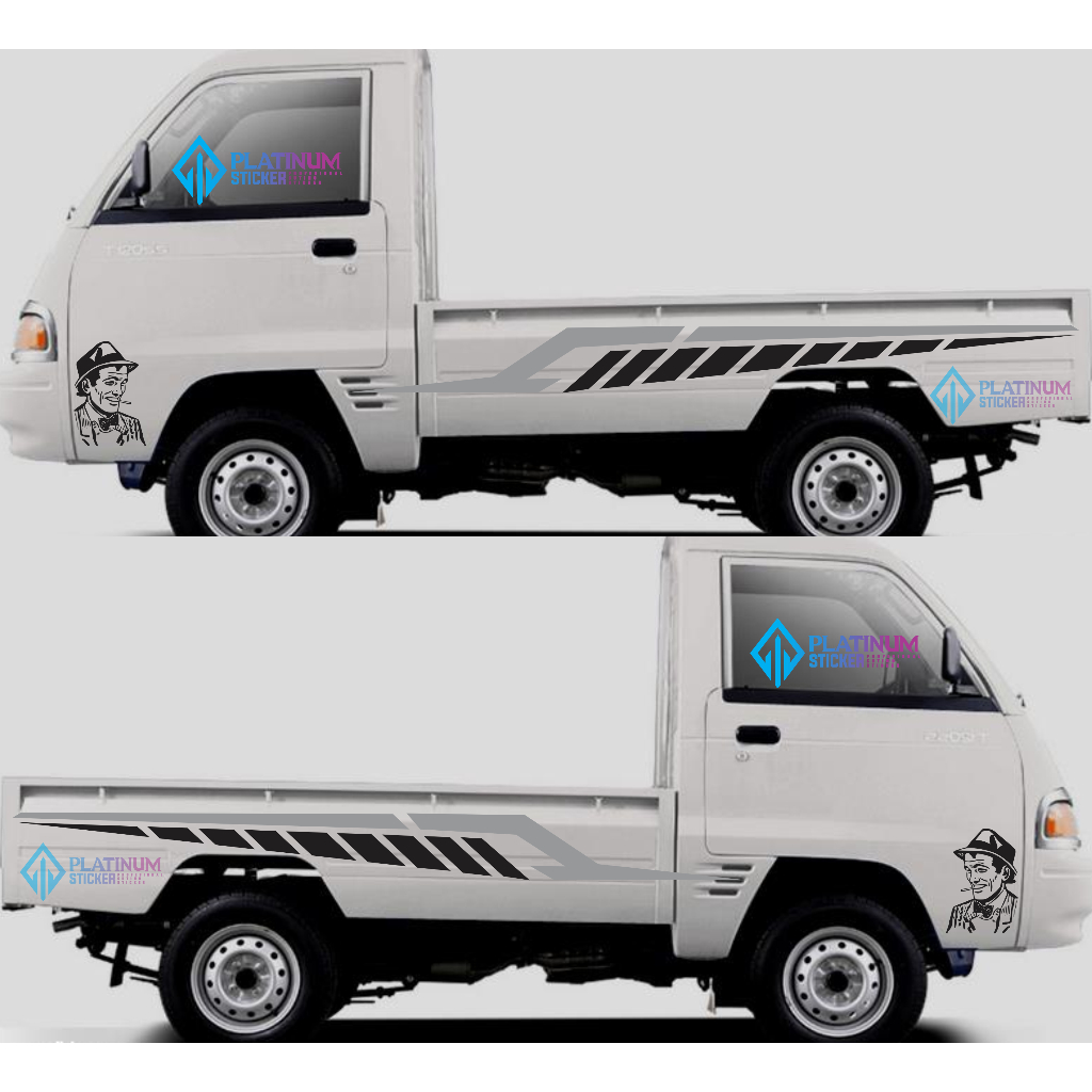 sticker mobil pick up mitsubishi t120 ss sticker mobil l300