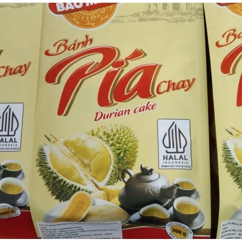 

Banh Pia Cake Durian dan Kacang Hijau Vietnam 300 Grm