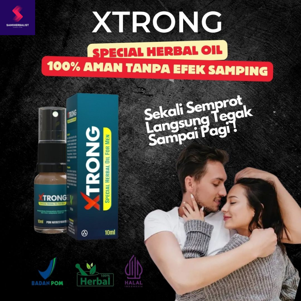 Xtrong Spray Tahan lama Durasi Bpom 100% ORIGINAL Kuat Herbal Tanpa Kebas