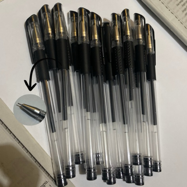 

[COD] PENA GEL 0.5MM ISI 12PCS PENA UNTUK PERLENGKAPAN ANAK SEKOLAH