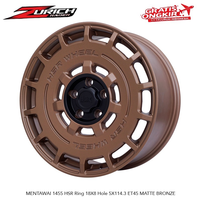 Velg Mobil Toyota Voxy Vellfire Rush Innova Harier Ring 18 Pelek Hsr Wheel Mentawai Bronze