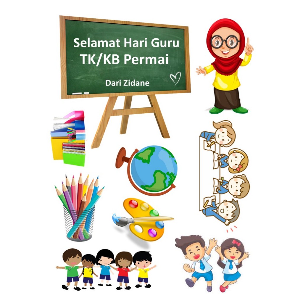 TOPPER Cake/Bucket/Tumpeng/Snack Tower Spesial HARI GURU 25 November/Teacher's day/Selamat Hari GURU