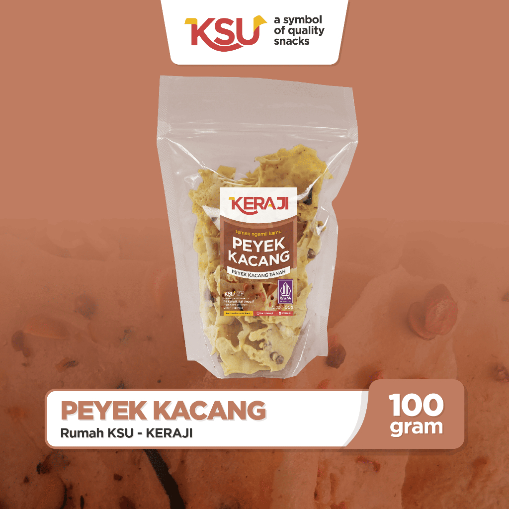 

(Bundle 1pcs) Peyek kacang 100g