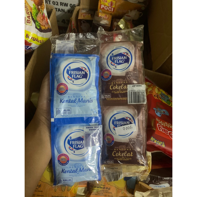 

susu frisian flag kental manis renceng