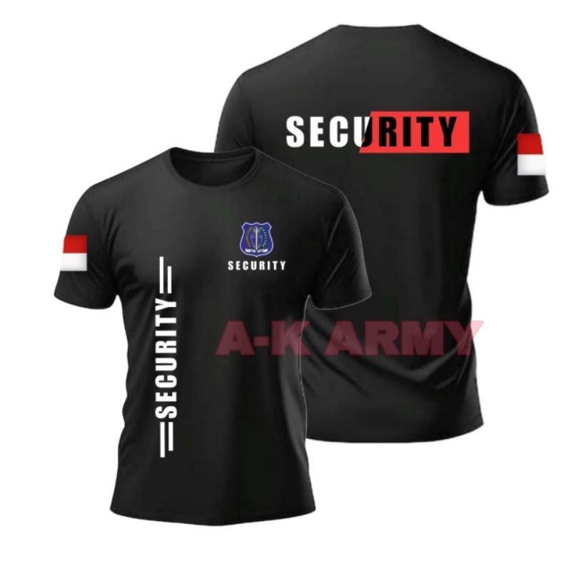 KAOS SECURITY kaos dalam security hitam