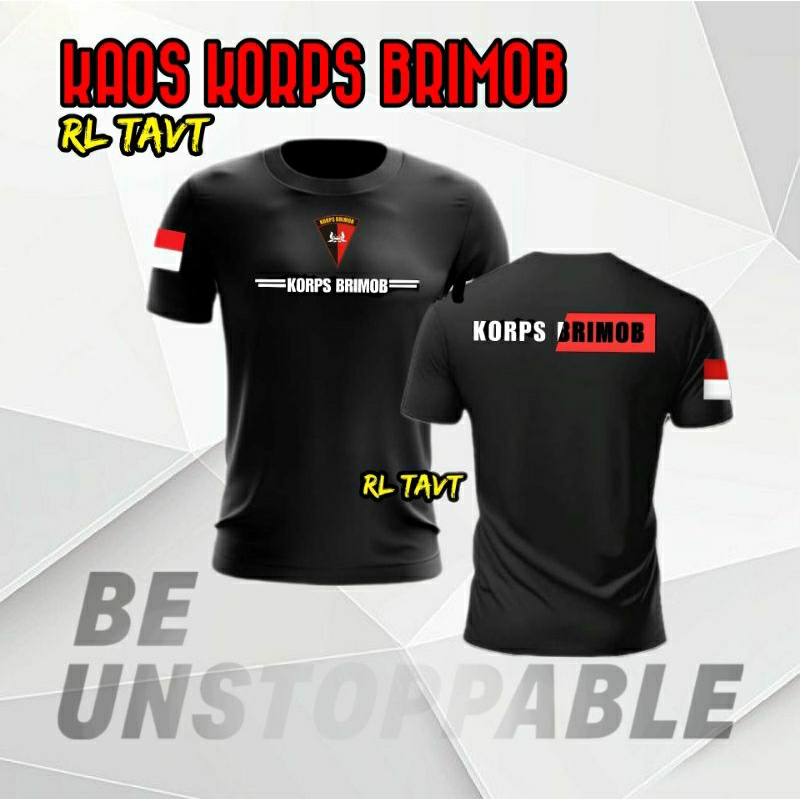 Kaos Korps Brimob Pelopor Indonesia