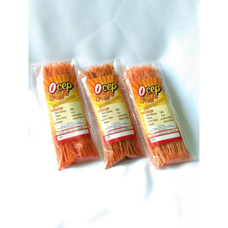 

ADY78 Mie lidi paket 20 bungkus 9 varian rasa / mie lidi ocep snack