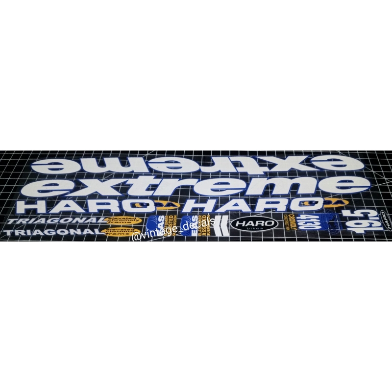 sticker sepeda HARO EXTREME 1992/1993