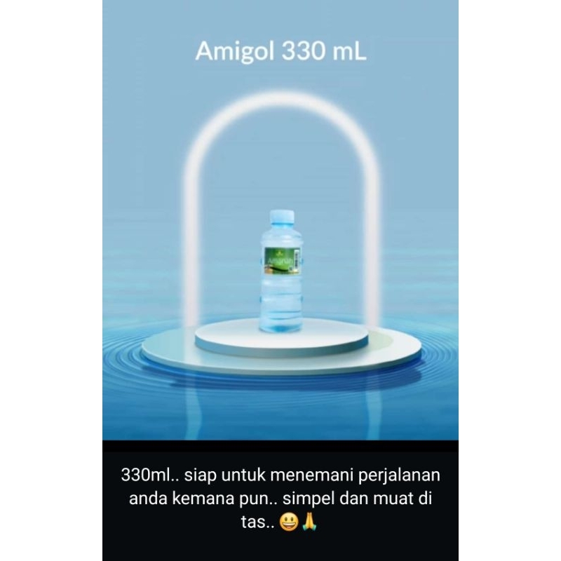 

Air Amanah botol 330ml isi 32botol khusus Jogja area via go send