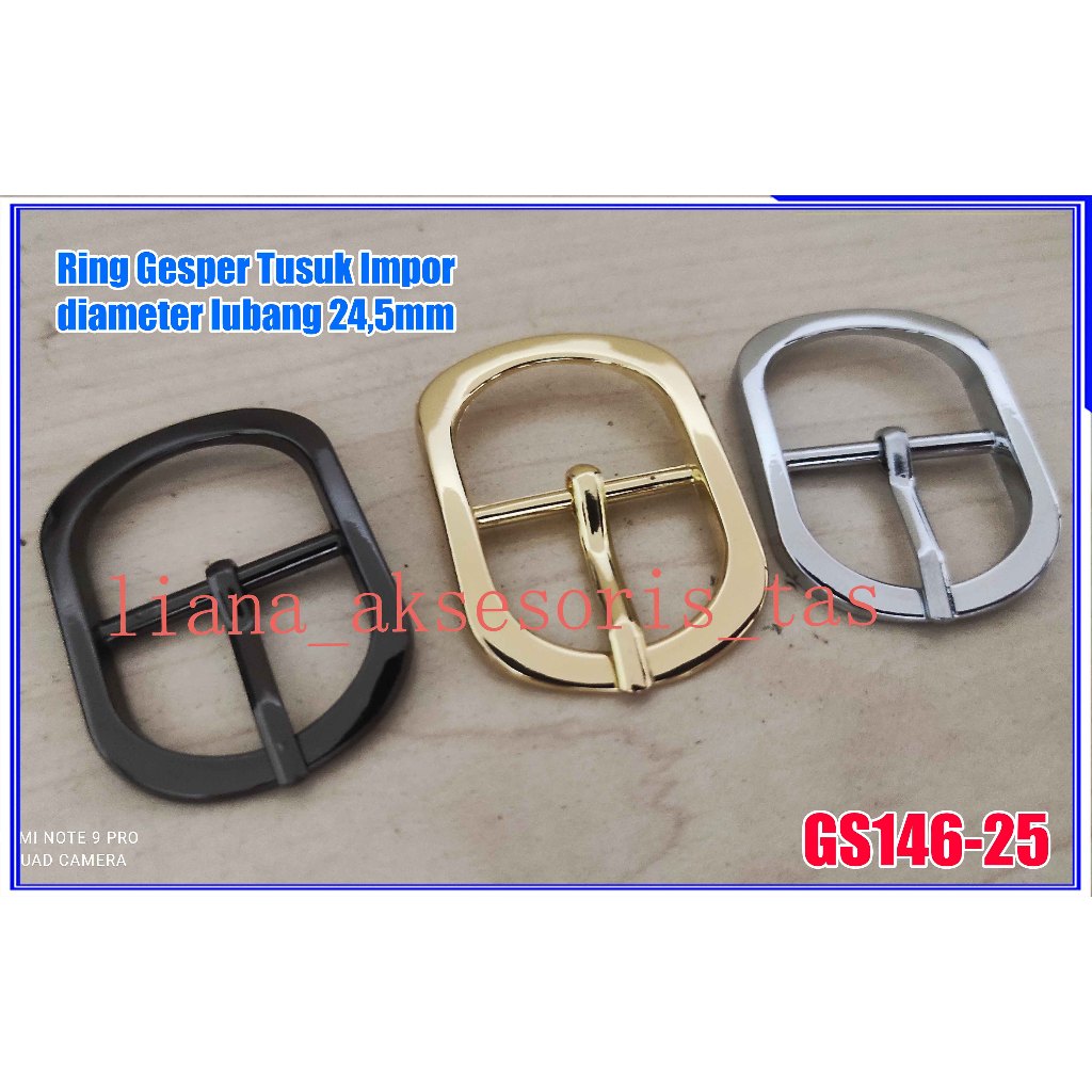 Ring Jarum Gesper 25mm  (isi 2 Biji) GS146-25 Gesper Tas Ring Tusuk - RING GESPER AKSESORIS SENDAL -