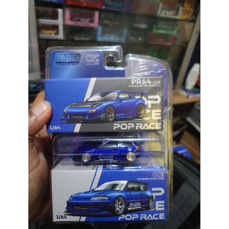 DIECAST POPRACE CIVIC PANDEM DAN RX7