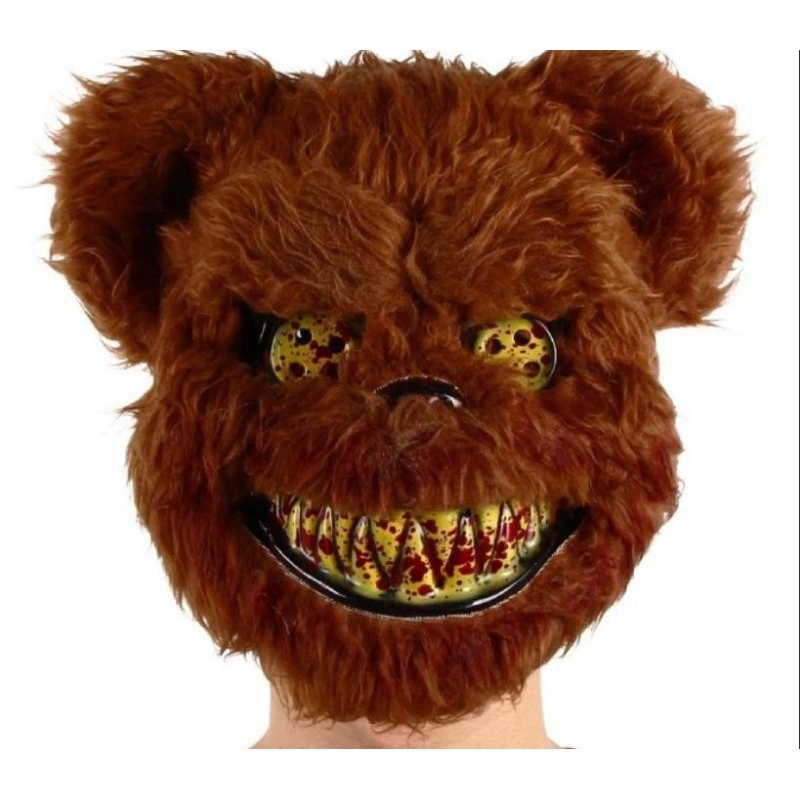 topeng beruang coklat