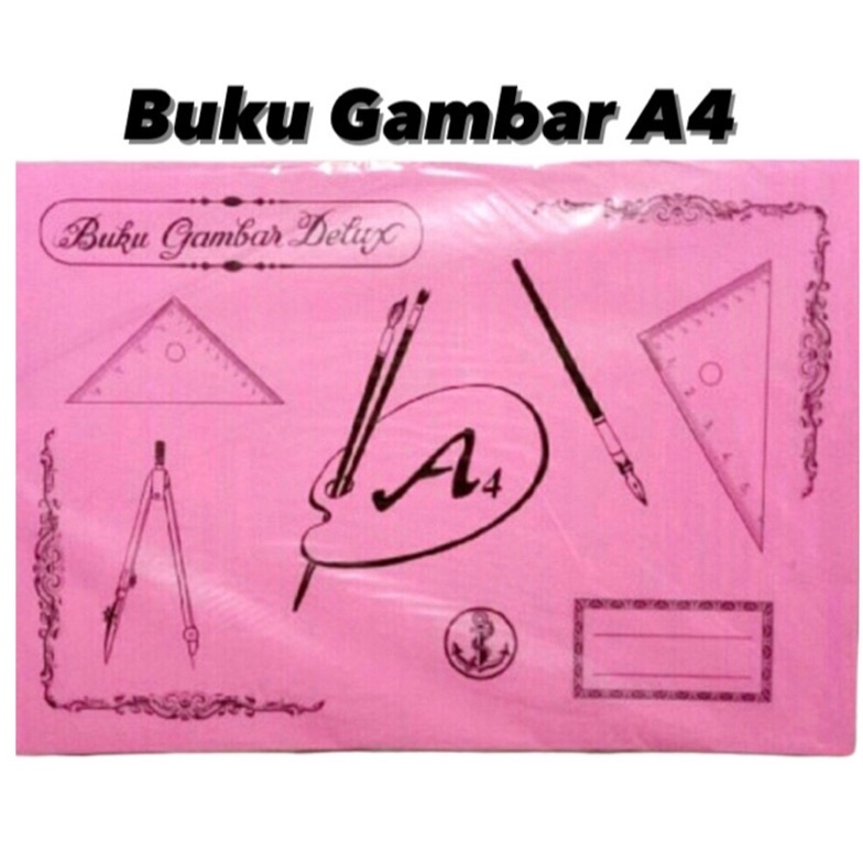 

KODE F13K Buku gambar A4 murah harga perbungkus isi 25pc cuma