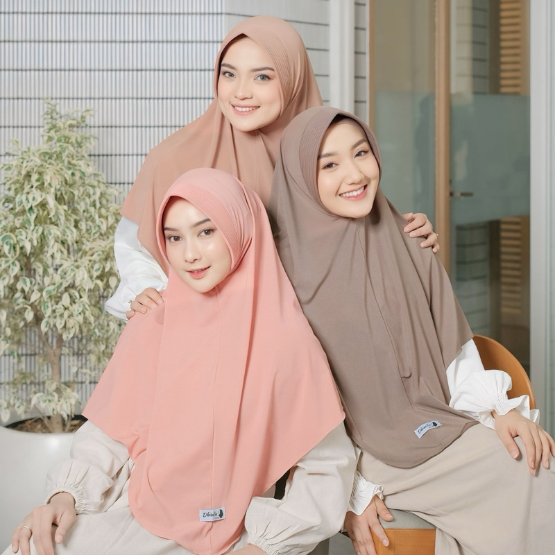 RB Dhinda Hijab - Daily Hijab Instan Size XL Super Jumbo