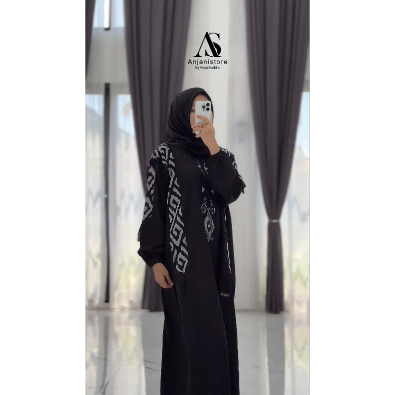 Kaftan Tassel hitam by Anjani Store/Original by Anjani Store