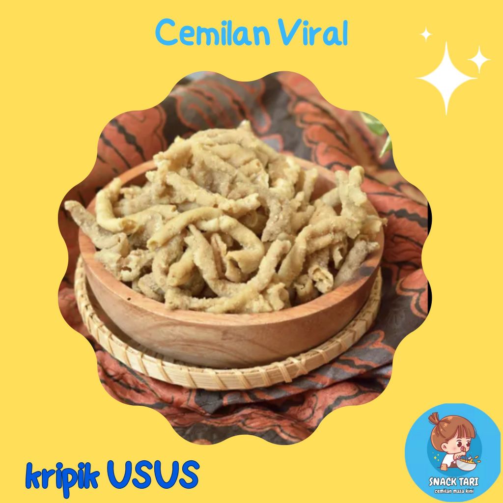 

Keripik Usus Crispy orginal gurih 100gr