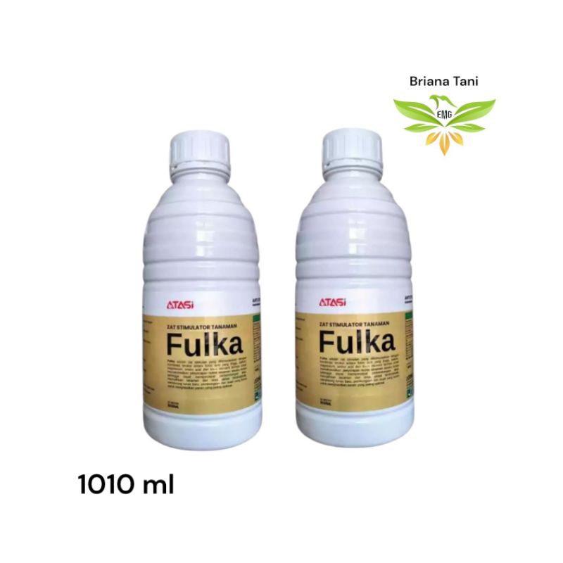 ￼Fulka 1010ml Zat Stimulator Tanaman Obat Keriting Daun Nutrisi Pembesar Umbi Pelebat Buah Perangsan