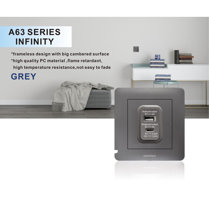 SAKLAR ARCHITECH INFINITY GREY - A63