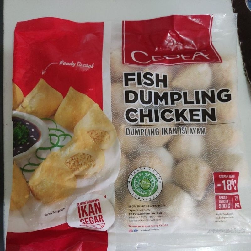 

Dumpling Chicken dan Cheese 500 gram