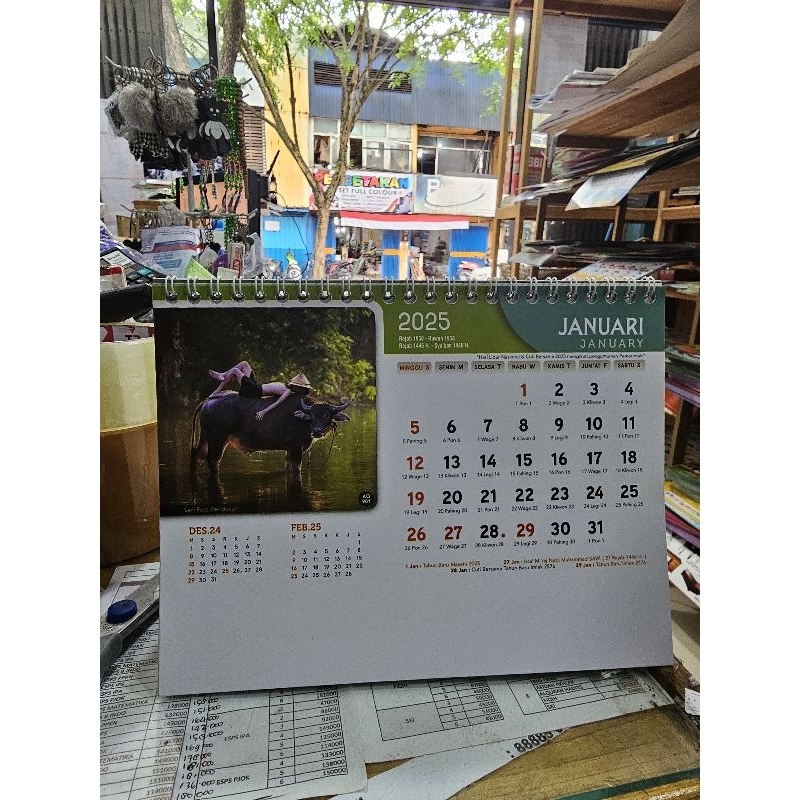

Kalender Meja Kalender Duduk 2025 gambar HD jernih