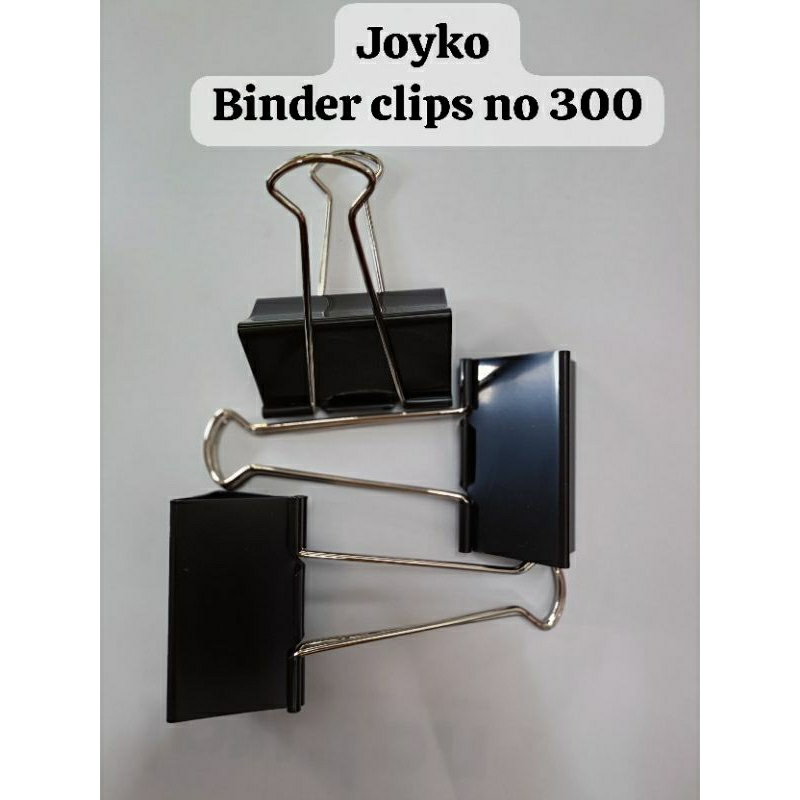 

PENJEPIT KERTAS/BINDER CLIP JOYKO 300 ECER (ISI 1 PCS)