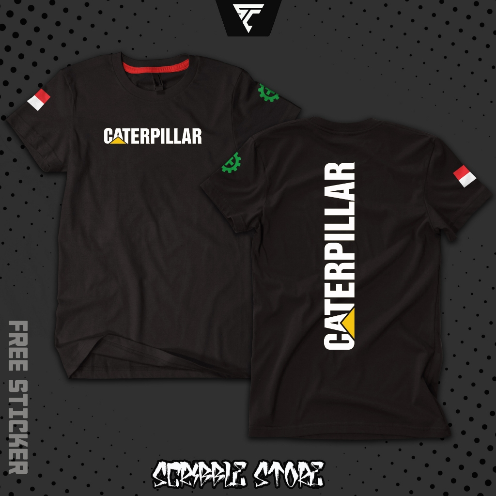 Kaos Operator Alat Berat | Kaos Operator Muda | Kaos CATERPILLAR