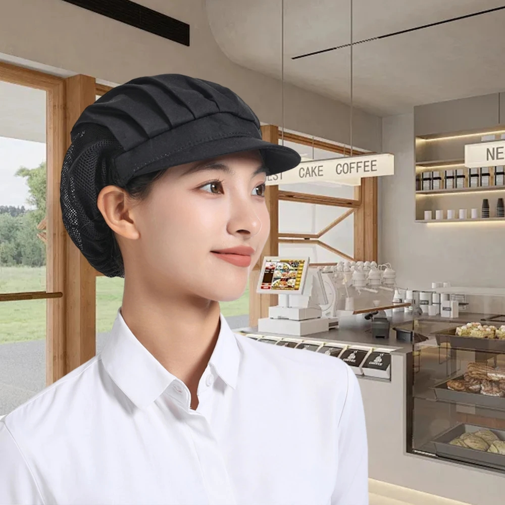 Topi Chef Koki Topi Masak Topi Kitchen Hitam Topi Chef Putih Porositas Topi Chef Jaring