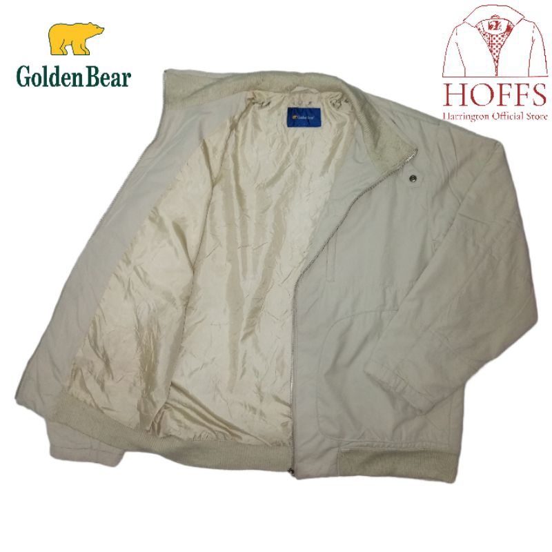 Golden Bear Casual Harrington Jacket Broken White L 1GLCRMCSLWHM