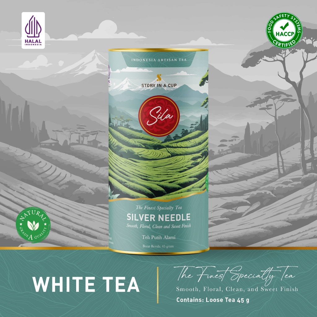 

Sila Specialty Tea | Silver Needle | Canister | Teh Premium | White Tea