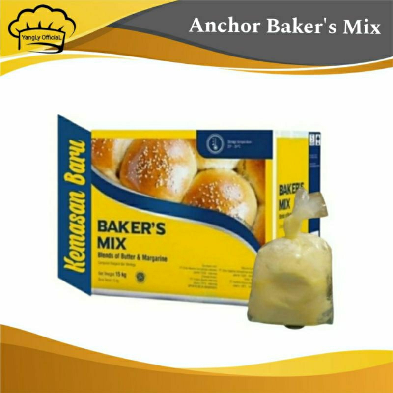 

Anchor Baker's Mix Butter blends Repack 250gr / Mentega margarin mix blend