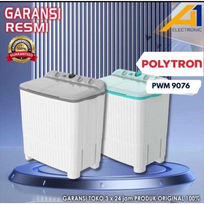 Mesin Cuci Polytron 9 KG PWM.9076