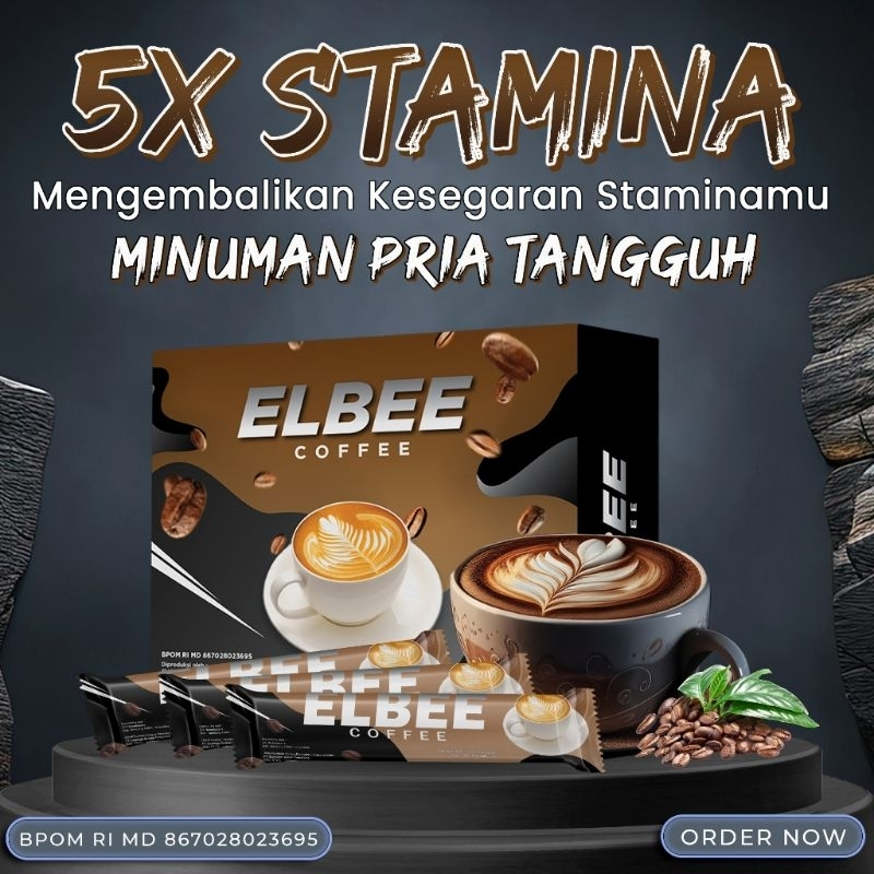 

1 BOX ISI 10 SACHET KOPI ELBE / ELBEE COFFEE KEMASAN TERBARU