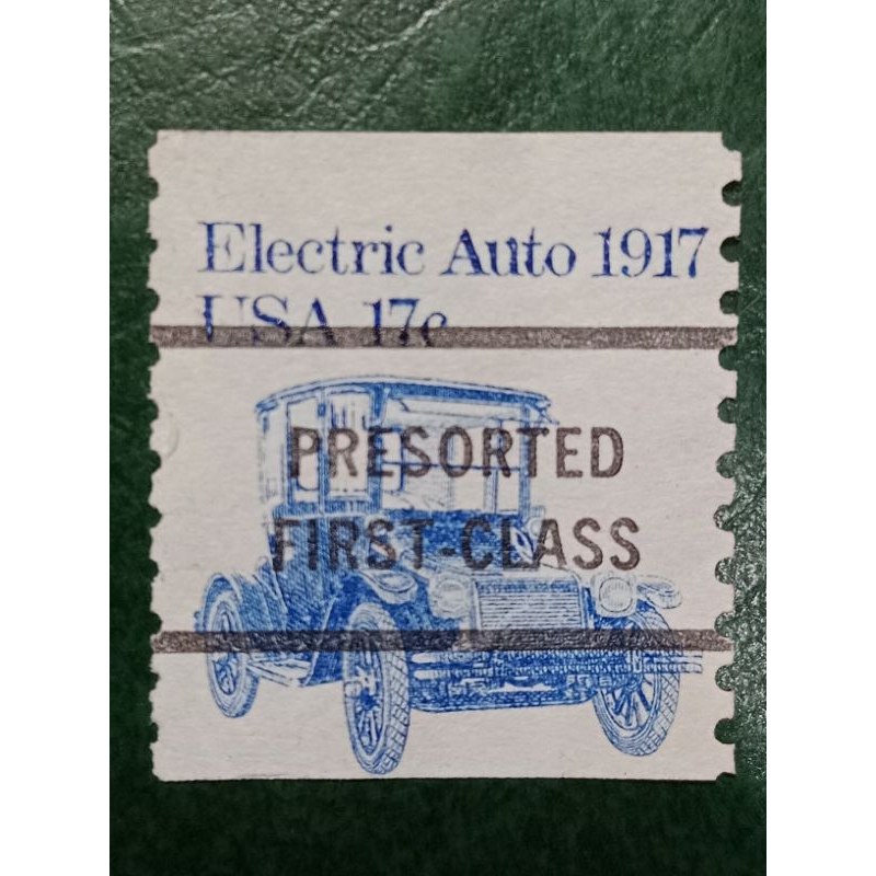 

Prangko USA 17 Cents Electric Car Tahun 1981 USED