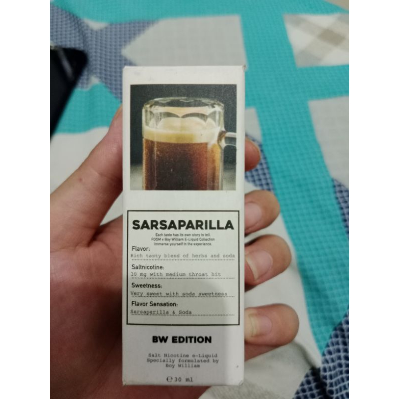 liquid foom x bw (sarsaparilla)